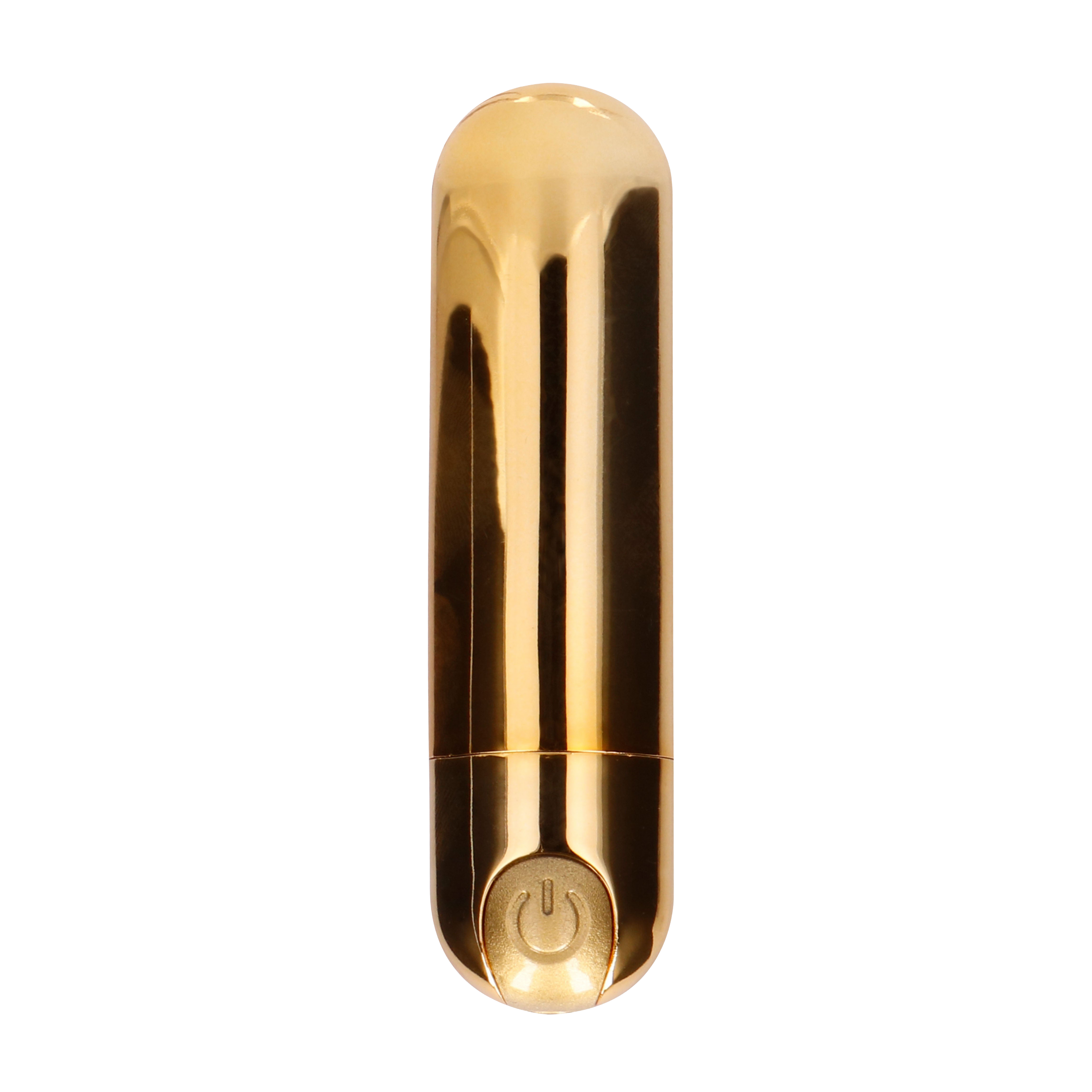 10 speed Rechargeable Bullet Gold