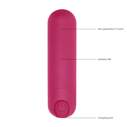 10 speed Rechargeable Bullet Pink