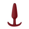 Beginners Size Slim Butt Plug Red