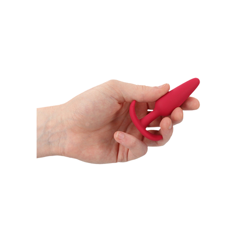 Beginners Size Slim Butt Plug Red