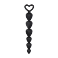 Black Silicone Anal Beads