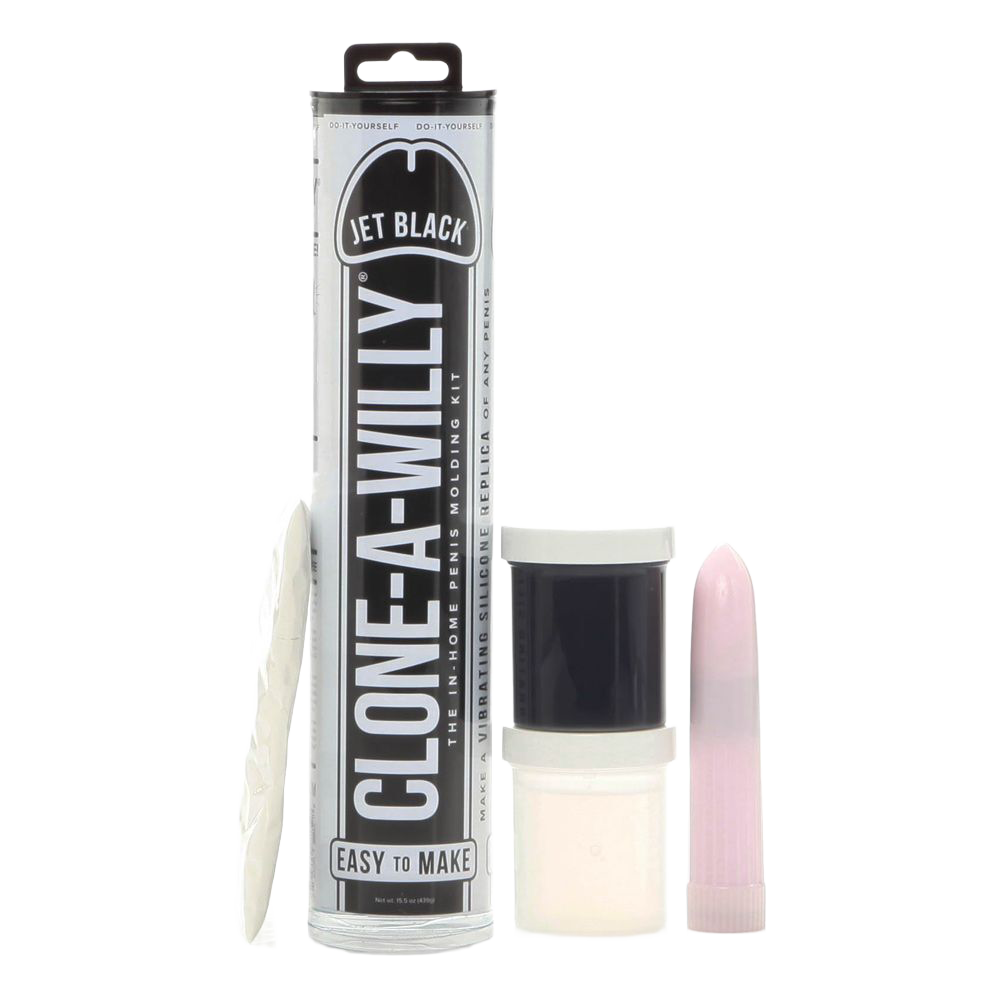 Clone A Willy Jet Black Vibrator