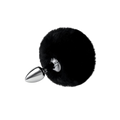 Furry Tales Black Bunny Tail Butt Plug