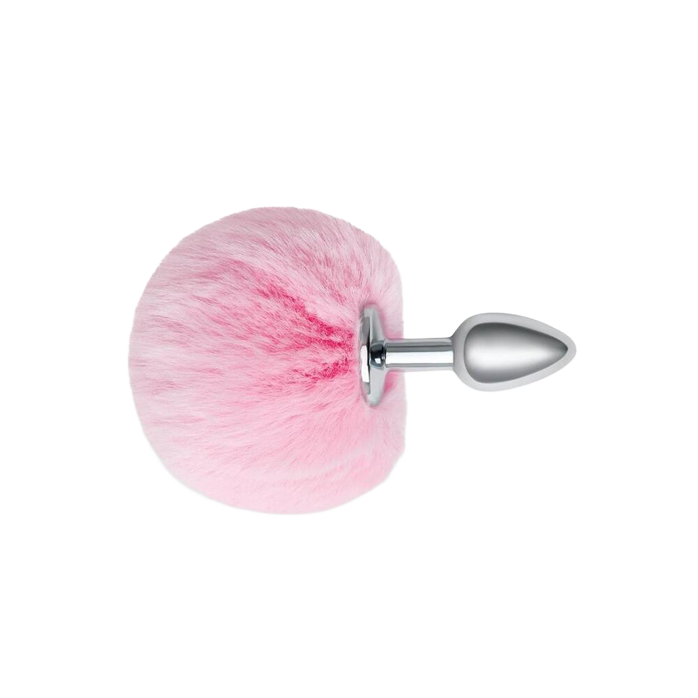 Furry Tales Pink Bunny Tail Butt Plug