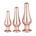 Gleaming Butt Plug Set Rose Gold