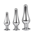 Gleaming Butt Plug Set Silver