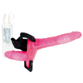 Joyride Pink Duo Double Penis Vibrating Dildo Strap On