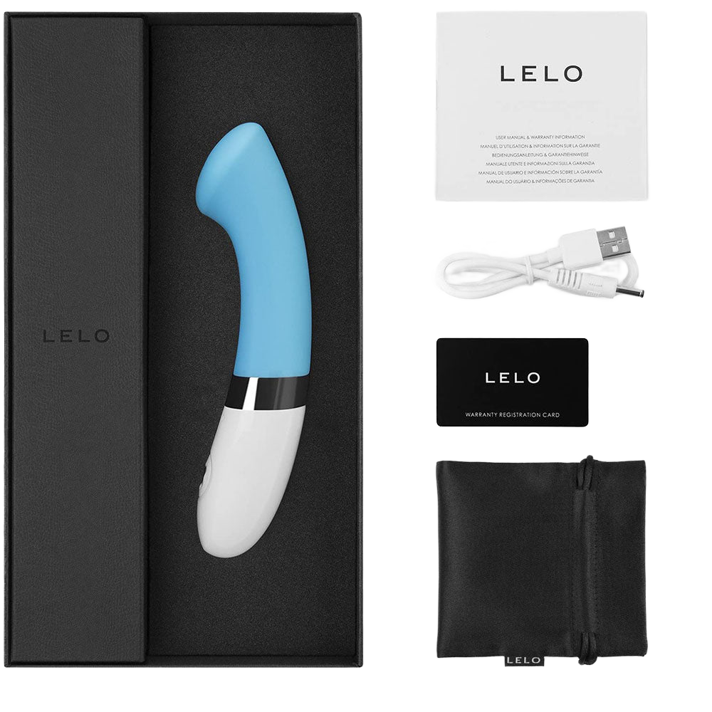 Lelo Gigi 2 Turquoise Blue G Spot Vibrator