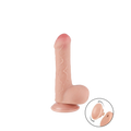 Lovetoy Sliding Easy Bend Skin Dildo 7 Inch