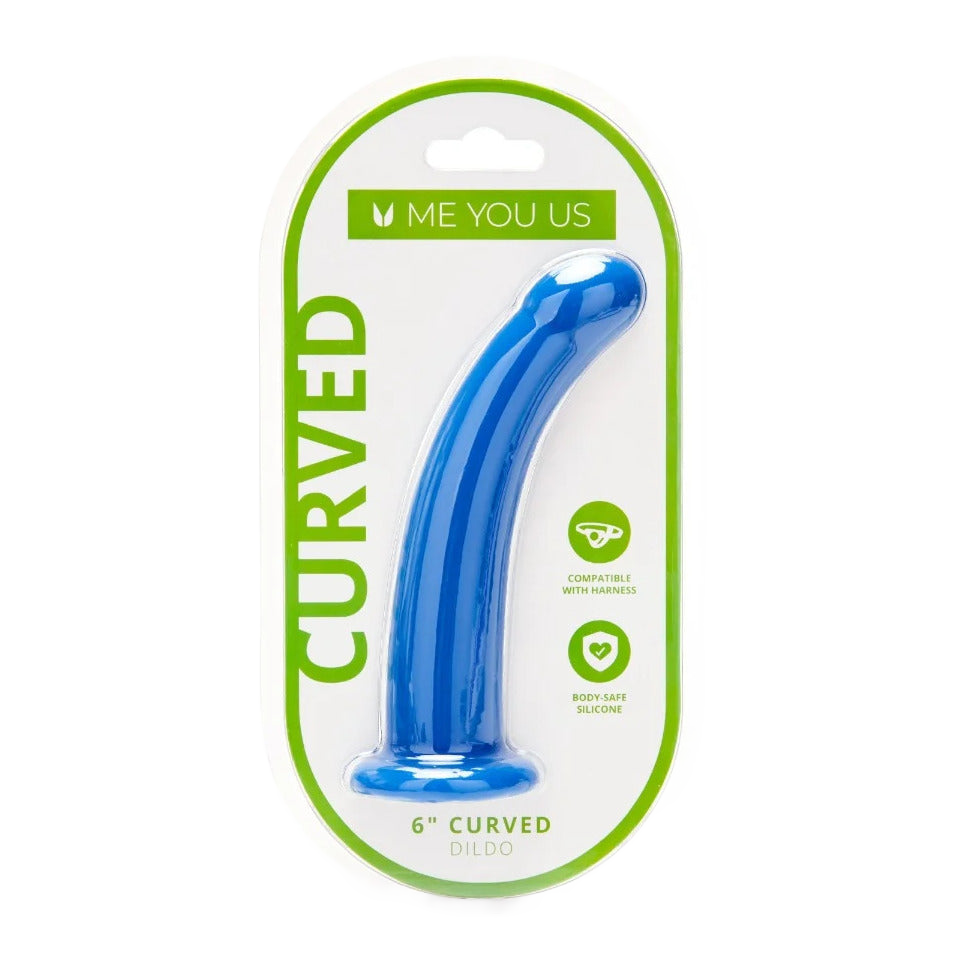 Me You Us 6 Inch Curved Silicone Dildo