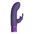 Royal Gems Dazzling Rechargeable Rabbit Bullet Purple
