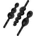Satisfyer Booty Call Set Of 3 Black Anal Plugs