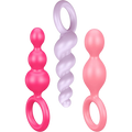 Satisfyer Booty Call Set Of 3 Multicolour Anal Plugs