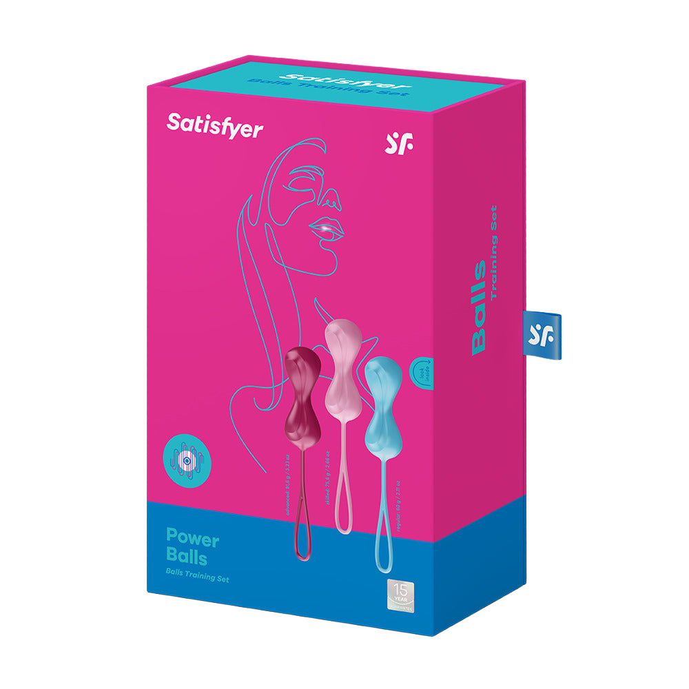 Satisfyer Set Of 3 Orgasm Balls With Moving Inner Balls