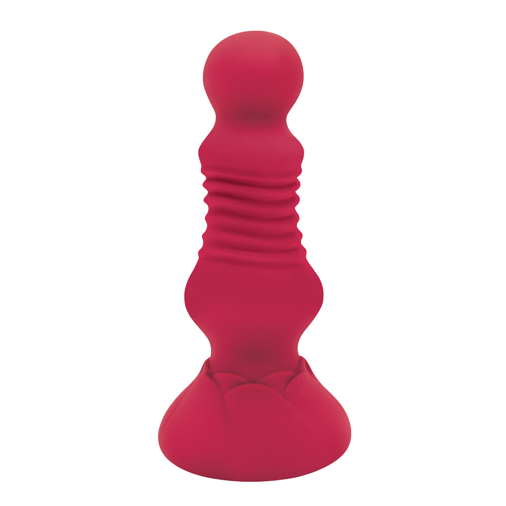Secret Kisses Remote Floret Vibrating Butt Plug