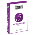 Secura Condoms 48 Pack Extra Large