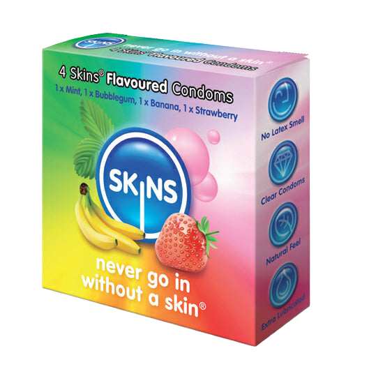 Skins Condoms Flavoured 4 Pack