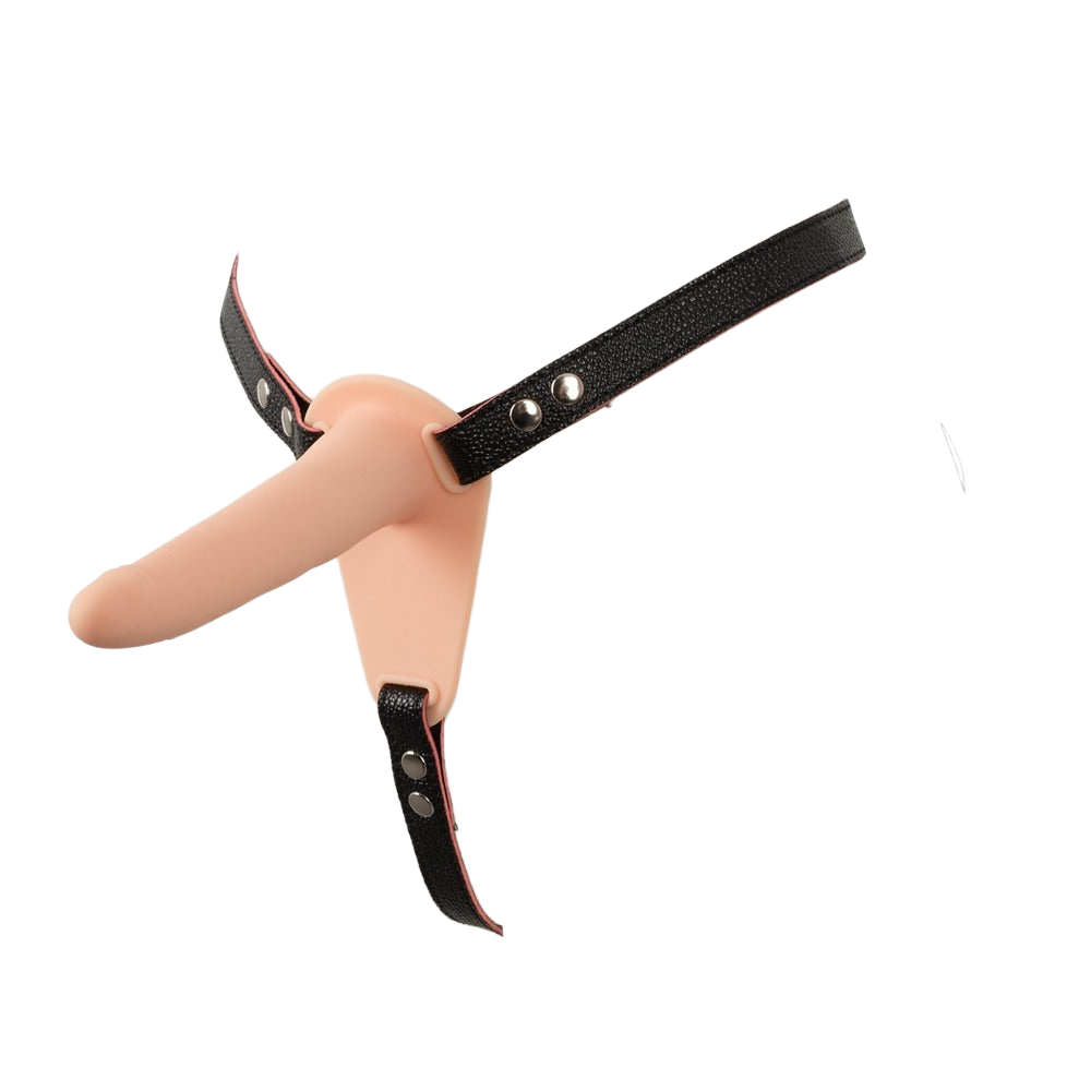 Soft Touch Silicone Rechargeable Vibrating Strap On