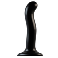 Strap On Me Prostate and G Spot Curved Dildo Small Black