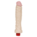 The Naturals Heavy Veined 8 Inch Vibrating Dong Thin