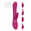 Vive Chou Double Action Interchangeable Rabbit Vibrator Pink