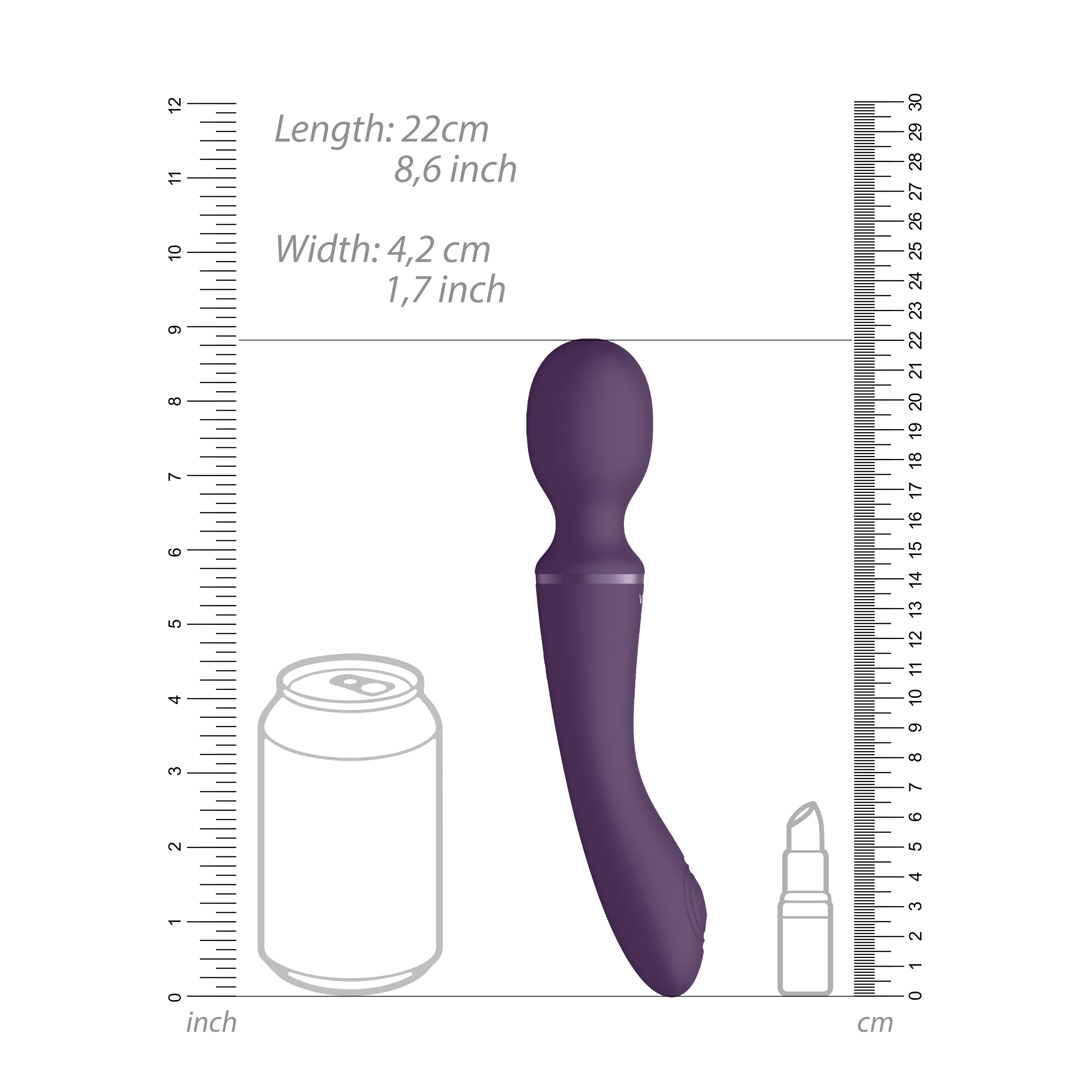 Vive Enora Double Ended Rechargeable Wand