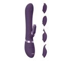 Vive Etsu Interchangeable Rabbit Vibrator Purple