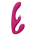 Vive Suki Triple Action Strapless Strap On Vibrator Pink
