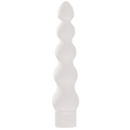 White Nights 7 Inch Ribbed Anal Vibrator